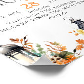 PACIFIER HUNT een beetje pompoen Baby shower spel Poster (Hoek)