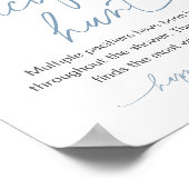 Pacifier Hunt Game Twinkle Little Baby shower Boy Poster (Hoek)