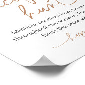 Pacifier Hunt Game Twinkle Little Baby shower Sign Poster (Hoek)