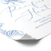 Pacifier Hunt Toile de Jouy Safari animals Poster (Hoek)