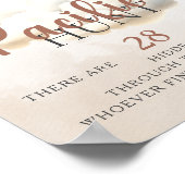 PACIFIER HUNT We kunnen nauwelijks wachten Baby sh Poster (Hoek)