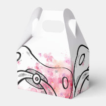 Pacifier Roze en White Favor Bag