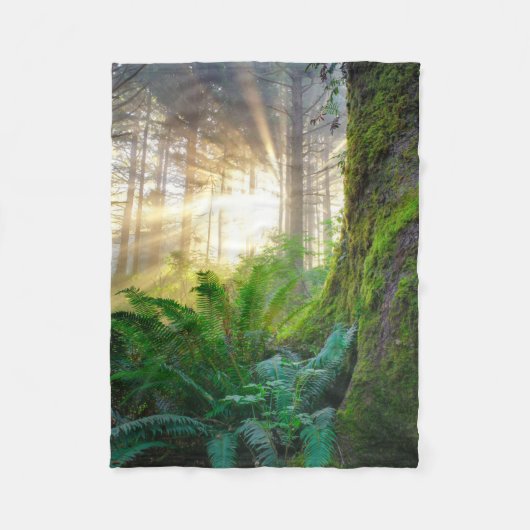 Pacifisch kustbos, Oregon Fleece Deken (Voorkant)