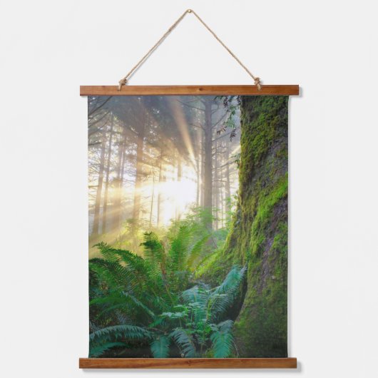 Pacifisch kustbos, Oregon Hangend Wandkleed (Voorkant)