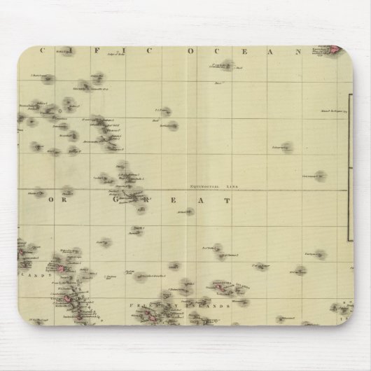 Pacifische eilanden muismat (Voorkant)