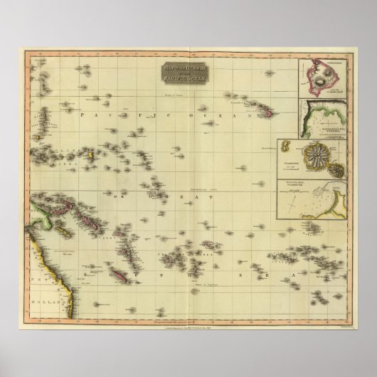 Pacifische eilanden poster (Voorkant)