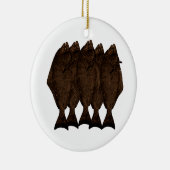 Pacifische heilbot keramisch ornament (Rechts)