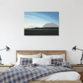 Pacifische kalmte canvas afdruk (Insitu (Slaapkamer))