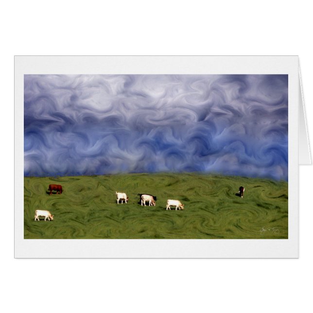 Pacifische koeien: Kaart (Voorkant Horizontaal)