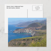Pacifische kust, Briefkaart van Hurricane Point (Voorkant / Achterkant)