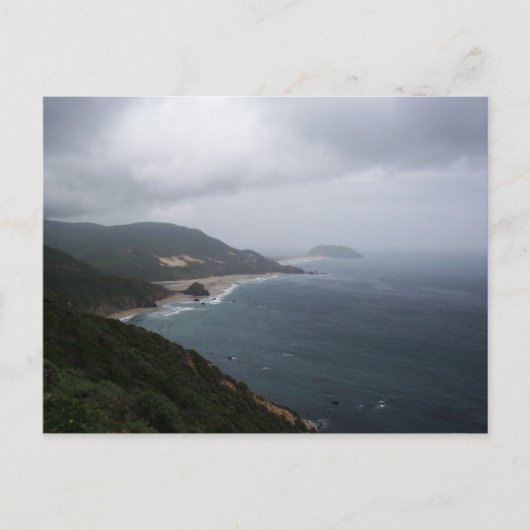 Pacifische kust vanaf Highway 1 Briefkaart (Voorkant)