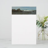 Pacifische kustlijn in het nationaal park Redwood Briefpapier (Staand voorkant)