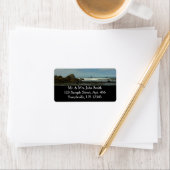 Pacifische kustlijn in het nationaal park Redwood Etiket (Insitu)