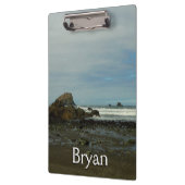 Pacifische kustlijn in het nationaal park Redwood Klembord (Links)