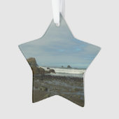 Pacifische kustlijn in het nationaal park Redwood Ornament (voorkant)