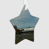 Pacifische kustlijn in het nationaal park Redwood Ornament (voorkant)