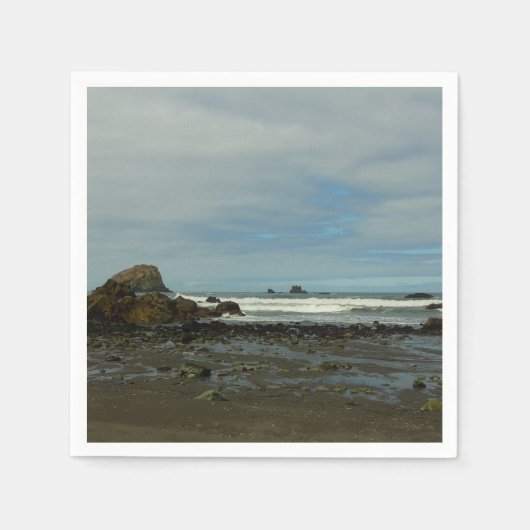 Pacifische kustlijn in het nationaal park Redwood Servet (Voorkant)