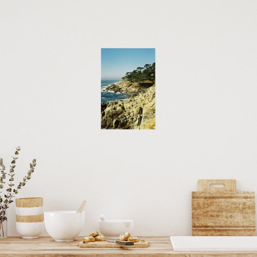 Pacifische kustlijn poster (Keuken)