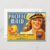  Pacifische Maïde Lemons Sailor Gal Briefkaarten (Voorkant / Achterkant)