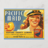  Pacifische Maïde Lemons Sailor Gal Briefkaarten (Voorkant)