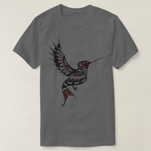 Pacifische noordwestelijke Hummingbird (inheemse A T-shirt (Design voorkant)