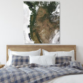 Pacifische noordwestelijke regio van de Verenigde  Canvas Afdruk (Insitu (Slaapkamer))
