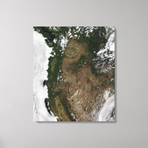 Pacifische noordwestelijke regio van de Verenigde  Canvas Afdruk
