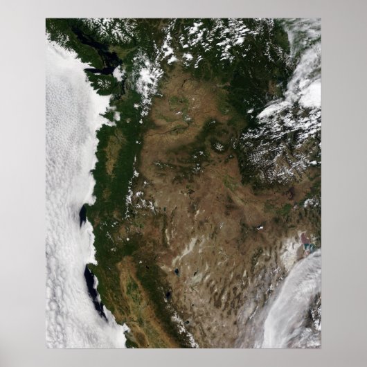 Pacifische noordwestelijke regio van de Verenigde Poster (Voorkant)