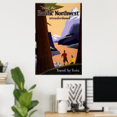  Pacifische noordwestelijke Wonderland Reis Poster (Thuiskantoor)