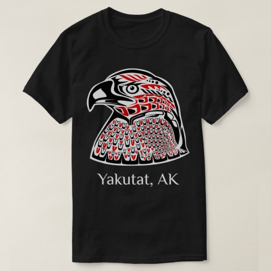 Pacifische NW SE Indische Eagle Yakutat T-shirt (Design voorkant)