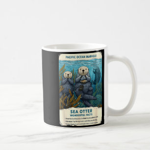 Pacifische oceaan wonderen zeeotter wonderbaarlijk koffiemok