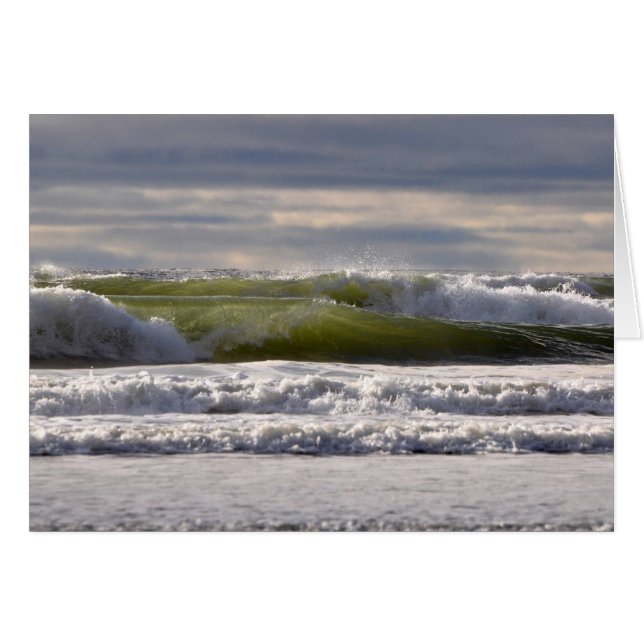 Pacifische oceaangolven. (Voorkant Horizontaal)