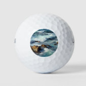 Pacifische oceaangolven golfballen (Voorkant)