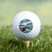 Pacifische oceaangolven golfballen (Insitu Shirt)