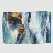 Pacifische oceaangolven golfhanddoek (Horizontaal)