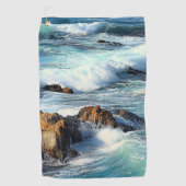 Pacifische oceaangolven golfhanddoek (Voorkant)