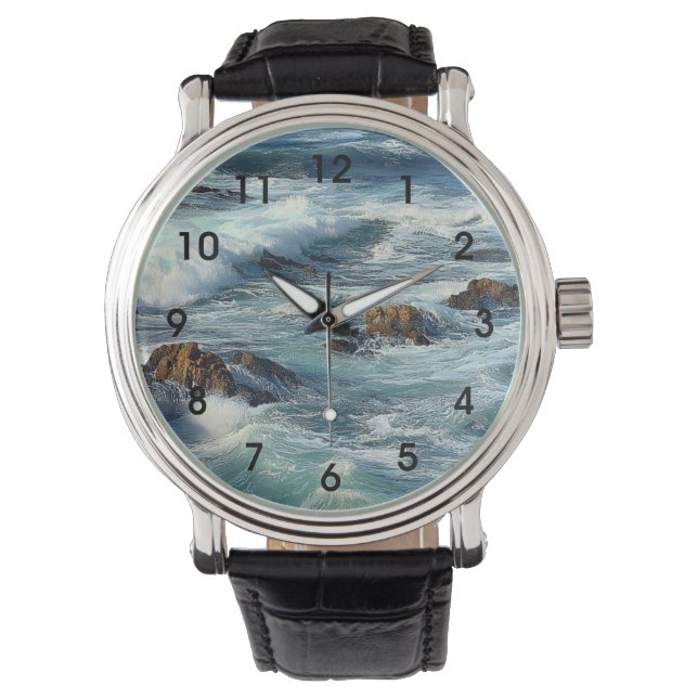 Pacifische oceaangolven horloge (Voorkant)