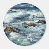 Pacifische oceaangolven magneet (Voorkant)