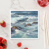 Pacifische oceaangolven servet (Insitu)