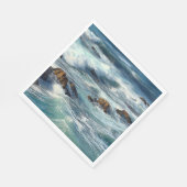 Pacifische oceaangolven servet (Hoek)