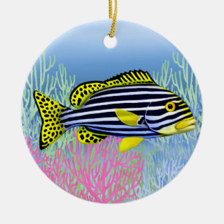 Pacifische riffen Oriental Sweetlips Ornament