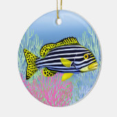 Pacifische riffen Oriental Sweetlips Ornament (Links)