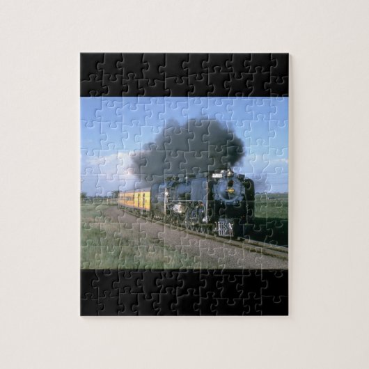 Pacifische splendor van de Unie, No_Steam Trains Legpuzzel (Verticaal)