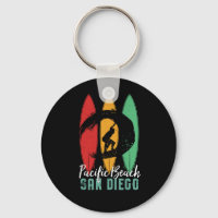 Pacifische strand San Diego Retro Surfing