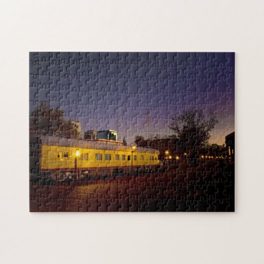 Pacifische trein van de Unie in het oude Sacrament Legpuzzel (Horizontaal)