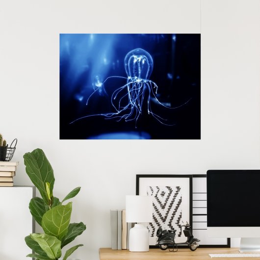 Pacifische vloervis poster (Thuiskantoor)