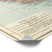 Pacifischen Staaten der Union - Map of West USA Poster (Hoek)
