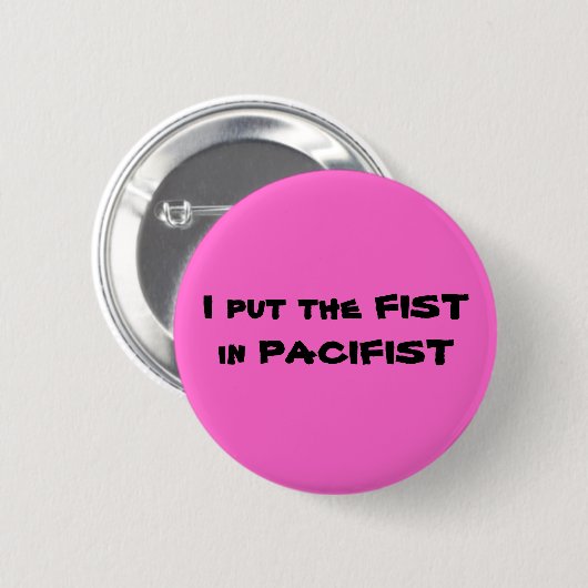 PaciFIST 2 Ronde Button 5,7 Cm (Voorkant /achterkant)