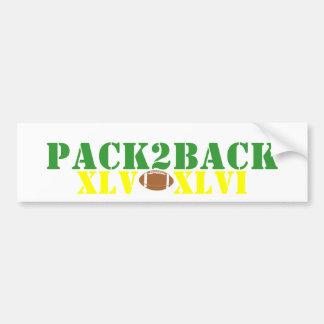 PACK2BACK VLV-XLVI BUMPERSTICKER