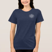 Pack 29 - Lotus - Dames Korte Mouw Tri-Blend Shirt (Voorkant)